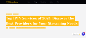 BingeTrax IPTV