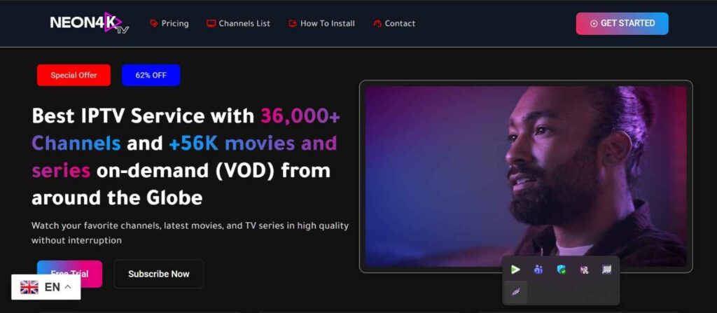 Neon 4K TV